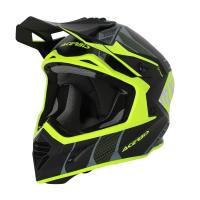 Acerbis Шлем кроссовый X-Track 22-06 Black/Fluo-Yellow в Махачкале