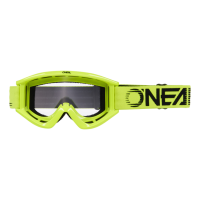 Oneal Маска кроссовая B-Zero V.22 желтая оправа, прозрачная линза в Махачкале