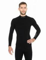 Brubeck Футболка мужская дл.рукав Wool Merino 78% Черный в Махачкале