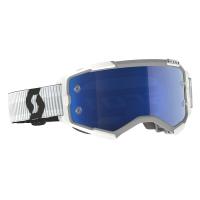 Scott Очки кроссовые Fury white blue chrome works в Махачкале