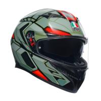 AGV Шлем K3 Decept Matt Black/Green/Red в Махачкале