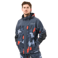 Dragonfly Мембранная куртка Quad 2.0 Man 2025 Grey - Orange Camo в Махачкале