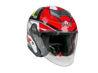 AiM Шлем открытый JK526 Red/Grey/Black в Махачкале