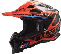 LS2 Мотошлем MX700 Subverter Evo Stomp Черно-оранжевый в Махачкале