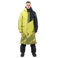 Dragonfly Плащ зимний Race Coat Man 2025 Lime-Black в Махачкале