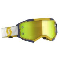 Scott Очки кроссовые Fury yellow/blue yellow chrome works в Махачкале
