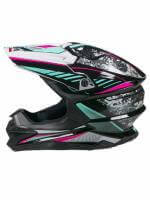 AiM Шлем кроссовый JK803 Multicolor Black/Blue в Махачкале