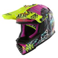 LS2 Шлем MX437 Fast II Mini Gorilla Purple-06 в Махачкале