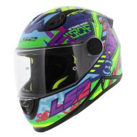 LS2 Мотошлем FF812 Kid Svent Blue Green в Махачкале