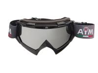 AiM Очки кроссовые (PRO) 157-100 Black Glossy в Махачкале