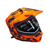 AiM Шлем детский JK802Y Orange/Blue в Махачкале