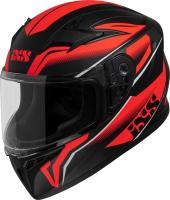 IXS Шлем 136 2.0 Kids Star 2 Черно-красно матовый в Махачкале