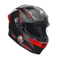 AGV Шлем K6 S 2206 Slashcut Black/Grey/Red в Махачкале