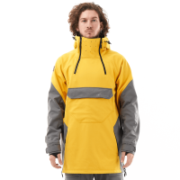Dragonfly Куртка-анорак сноубордическая Uktus Man Yellow - Grey в Махачкале