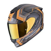 Scorpion Exo Мотошлем Exo-1400 Evo II Linart Черный Матовый/Оранжевый/Серый в Махачкале