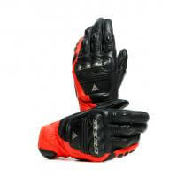 Dainese Перчатки кожаные 4-Stroke 2 Black/Fluo-Red в Махачкале