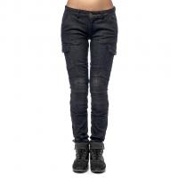 Moteq Женские мотоджинсы Nargiz Women черные в Махачкале