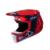 Leatt Шлем кроссовый детский Helmet Kit Moto 3.5 Jr V25 Royal в Махачкале
