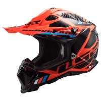 LS2 Мотошлем MX700 Subverter II Evo Stomp черно-оранжевый в Махачкале