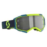 Scott Очки кроссовые Fury LS neon yellow/blue light sensitive grey works в Махачкале