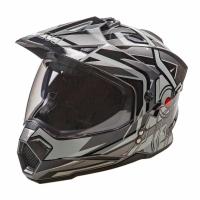 AIM Шлем кросс/эндуро JK802S Black/Grey/White в Махачкале