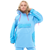 Dragonfly Куртка-анорак сноубордическая DF Uktus Woman Blue - Pink в Махачкале