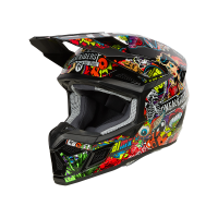Oneal Шлем кроссовый детский 3Series Youth Crank V.24 красный/ зеленый в Махачкале