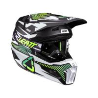 Leatt Шлем кроссовый детский 3.5 V26 Storm Teal + очки Vizion 3.5 в Махачкале
