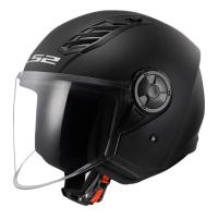 LS2 Мотошлем OF616 Airflow II Solid черный матовый в Махачкале
