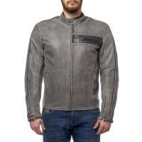 Moteq Куртка кожаная Defender grey в Махачкале