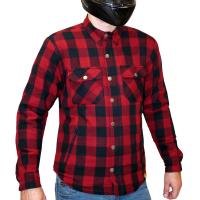 MCP Моторубашка Rebel Full kevlar черный-темно-красный в Махачкале