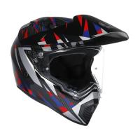 AGV Шлем AX9 E2206 V26 Steppa Carbon/Red/Blue в Махачкале
