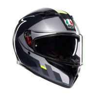 AGV Шлем K3 Shade Grey/Yellow Fluo в Махачкале