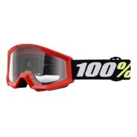 100% Очки детские Strata Mini Goggle Red/Clear Lens 2025 в Махачкале