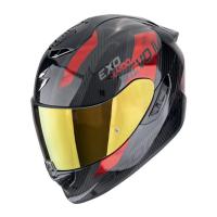 Scorpion Exo Мотошлем Exo-1400 Evo II Carbon Air Platted Карбон/Красный в Махачкале