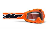 100% Маска кросс FMF Powerbomb Rocket Orange - прозрачная линза в Махачкале