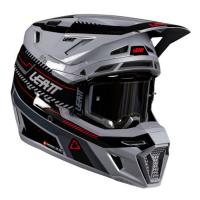 Leatt Шлем кроссовый 8.5 Grey V26 + очки Velocity 5.5 в Махачкале