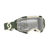 Scott Очки кроссовые Fury LS kaki green/light sensitive grey works в Махачкале