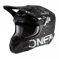Oneal Шлем кроссовый 5Series Polyacrylite Черный/Белый в Махачкале