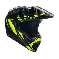 AGV Шлем AX9 E2206 V26 Steppa Carbon/Grey/Yellow Fluo в Махачкале