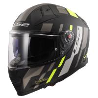 LS2 Мотошлем FF811 Vector II Tron матовый черно-желтый в Махачкале