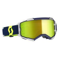 Scott Очки кроссовые Fury blue/grey yellow chrome works в Махачкале