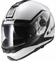 LS2 Мотошлем снегоходный FF325 Strobe Electric Snow Civik Черный/Белый в Махачкале