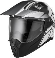 IXS Шлем IXS 208 2.0 Черно-Белый Матовый в Махачкале