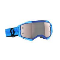 Scott Очки кроссовые Fury blue/black/silver chrome works в Махачкале