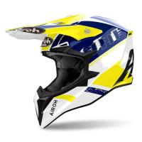 Airoh Мотошлем Wraaap Feel Yellow/Blue Gloss в Махачкале