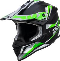 IXS шлем кроссовый 362 2.0 Черно-зеленый-белый в Махачкале