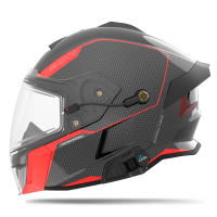 509 Шлем Delta V Carbon Commander с подогревом Racing Red в Махачкале