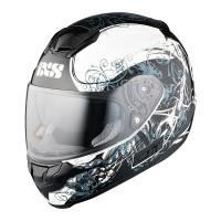 IXS Мотошлем HX 215 Curl Черный/Белый в Махачкале