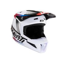 Leatt Шлем кроссовый Moto 2.5 Helmet Black/White 2024 в Махачкале